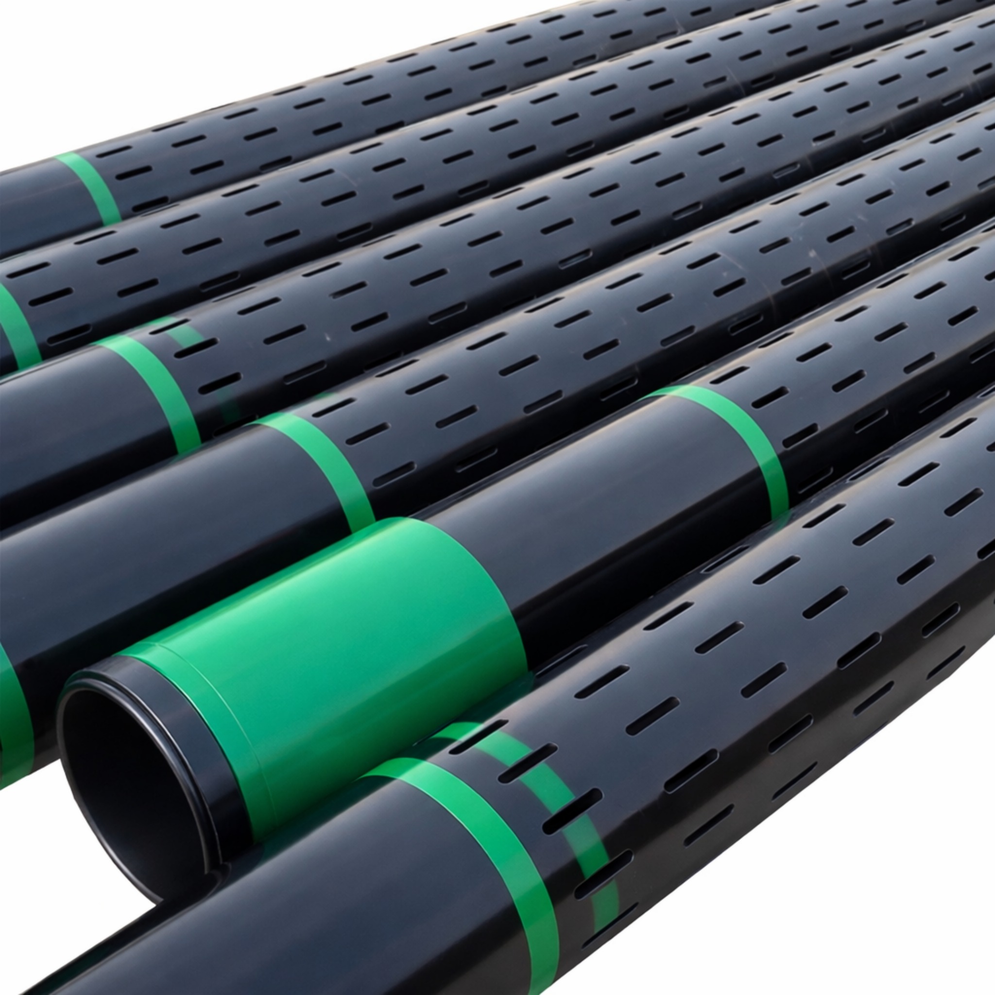 Screens, slotted and perforated pipe